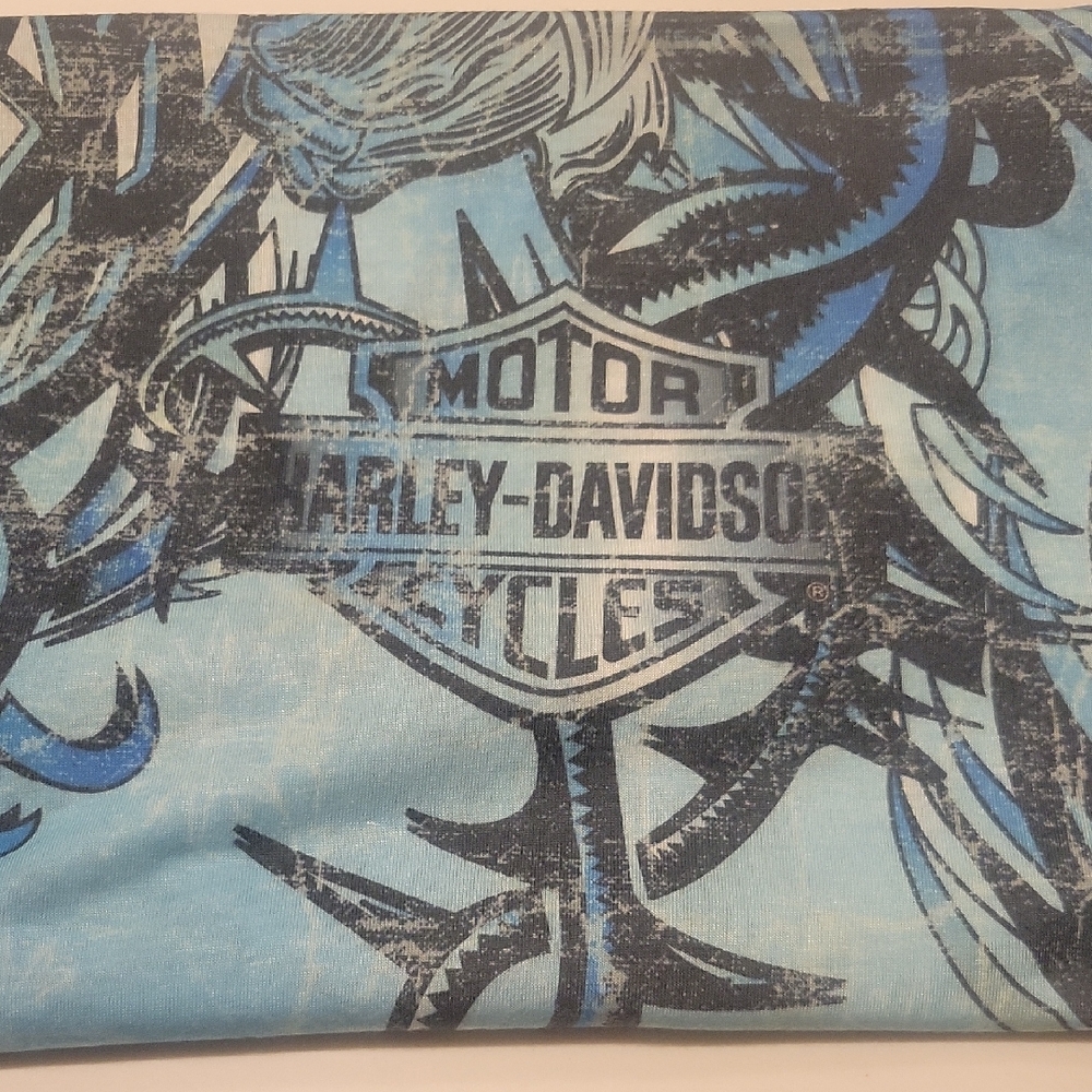 Harley-Davidson Blue Graphic Tank Top